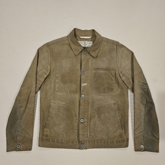 Rogue Territory Waxed Supply Jacket in Tan M - Picture 3 of 12